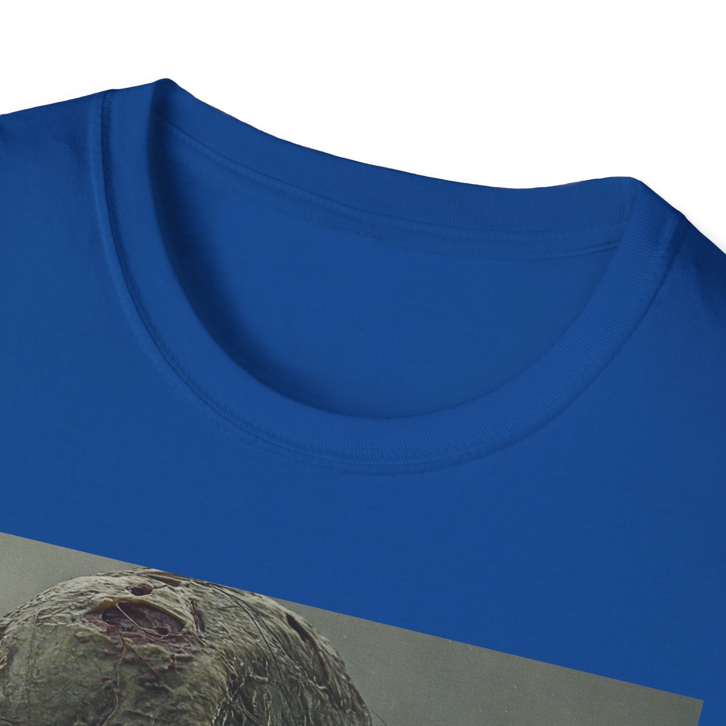 Creepy Skeleton Unisex Softstyle T-Shirt - Perfect for Halloween and Horror Fans