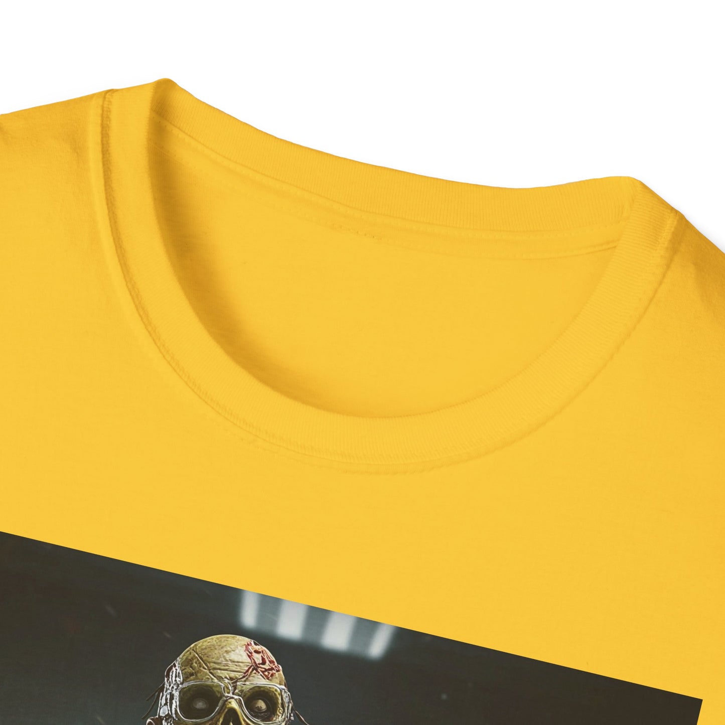 Zombie Scientist Unisex Softstyle T-Shirt - Perfect for Halloween and Horror Fans