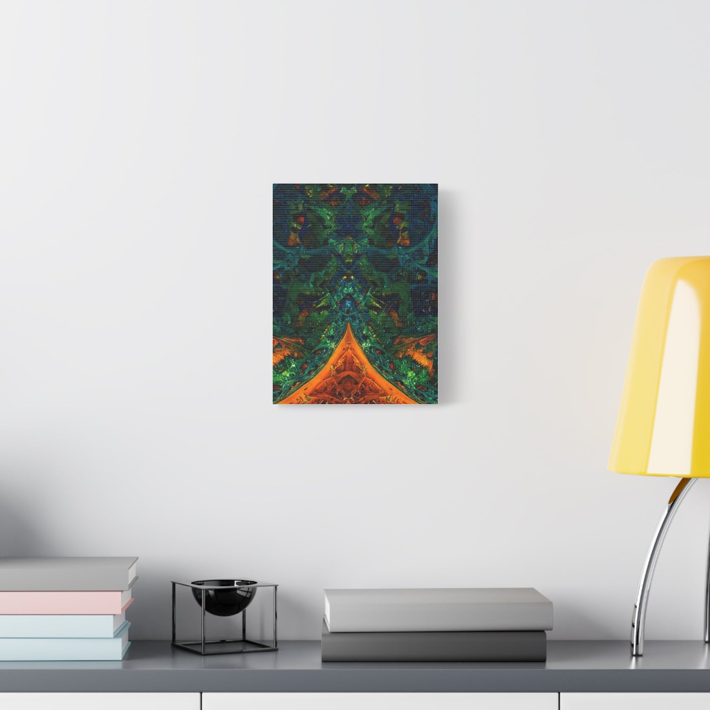 Vibrant Abstract Fractal Art Canvas Print
