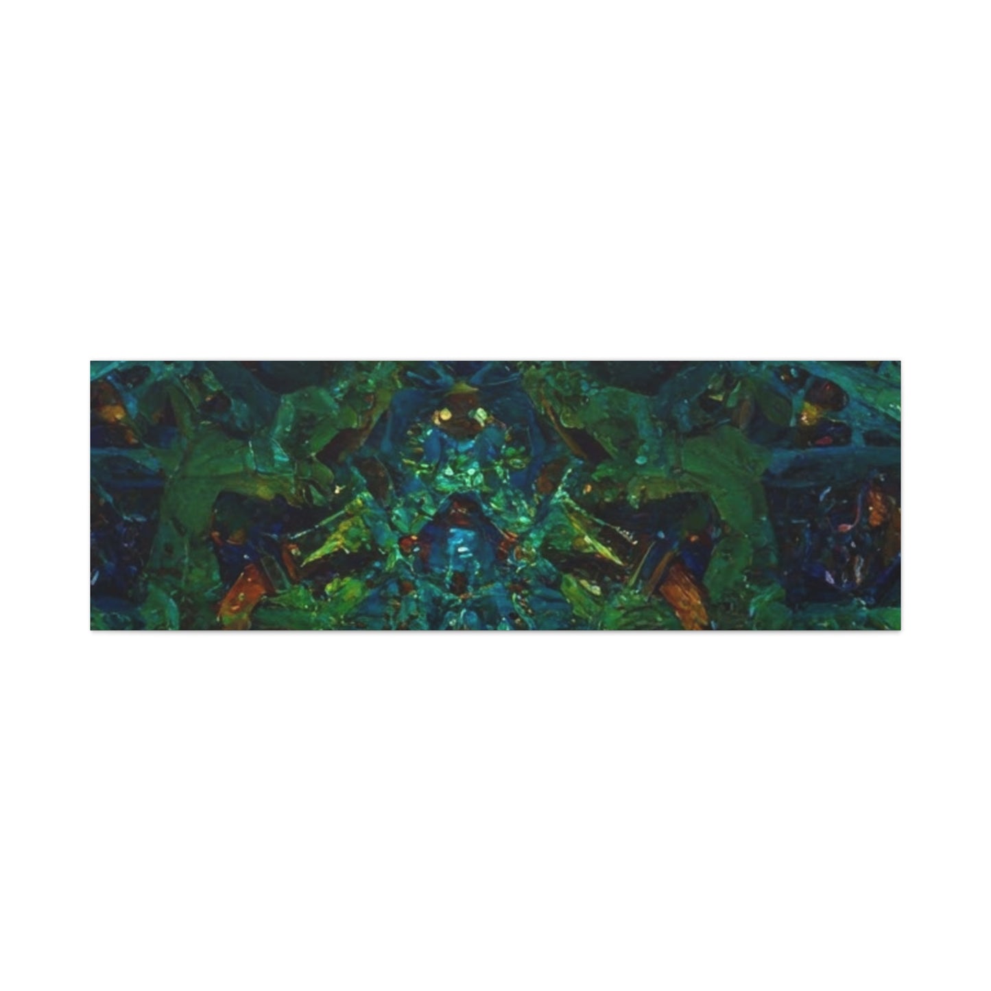 Vibrant Abstract Fractal Art Canvas Print