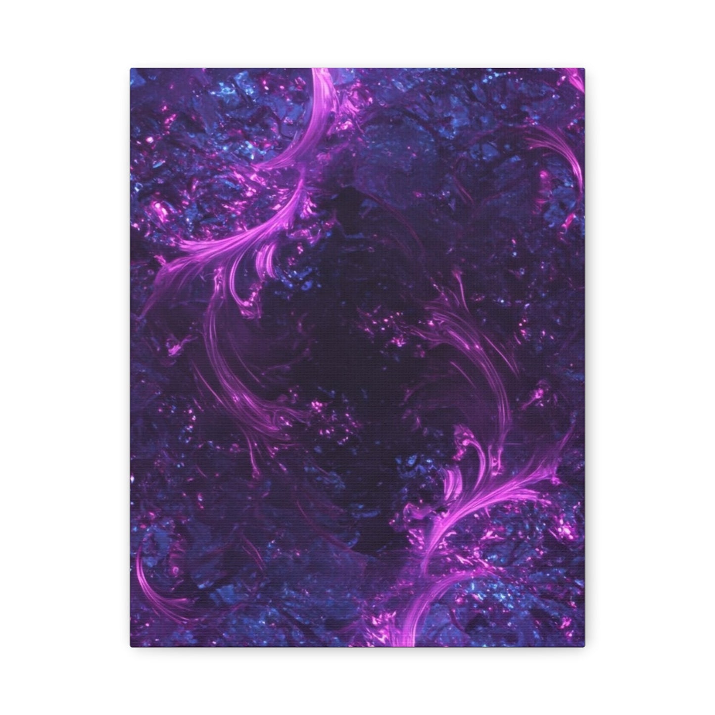 Abstract Purple Fractal Canvas Print - Artistic Wall Décor