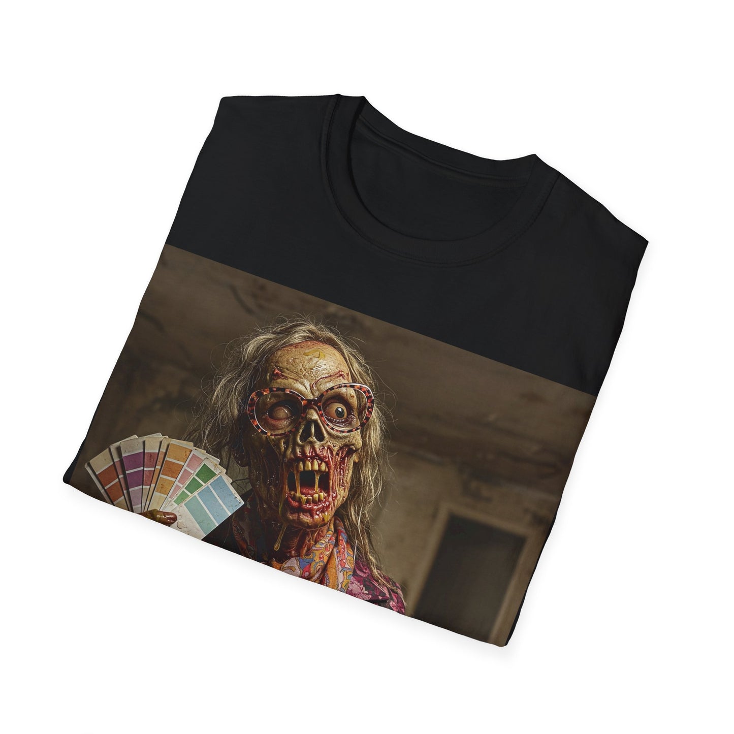 UK - Spooky Skeleton Graphic Unisex T-Shirt - Perfect for Halloween and Horror Fans