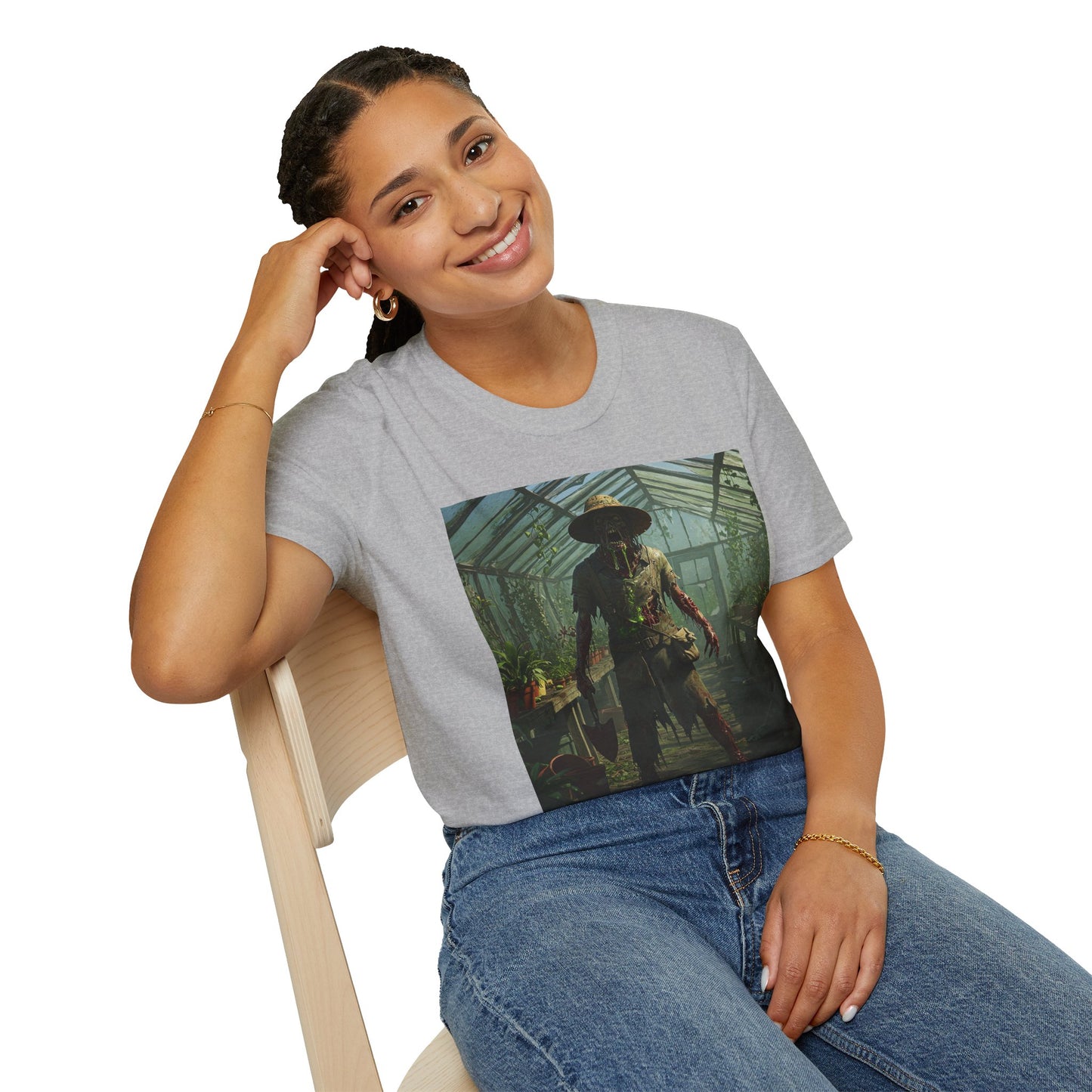 Unisex Softstyle T-Shirt - Gothic Scarecrow Graphic Tee