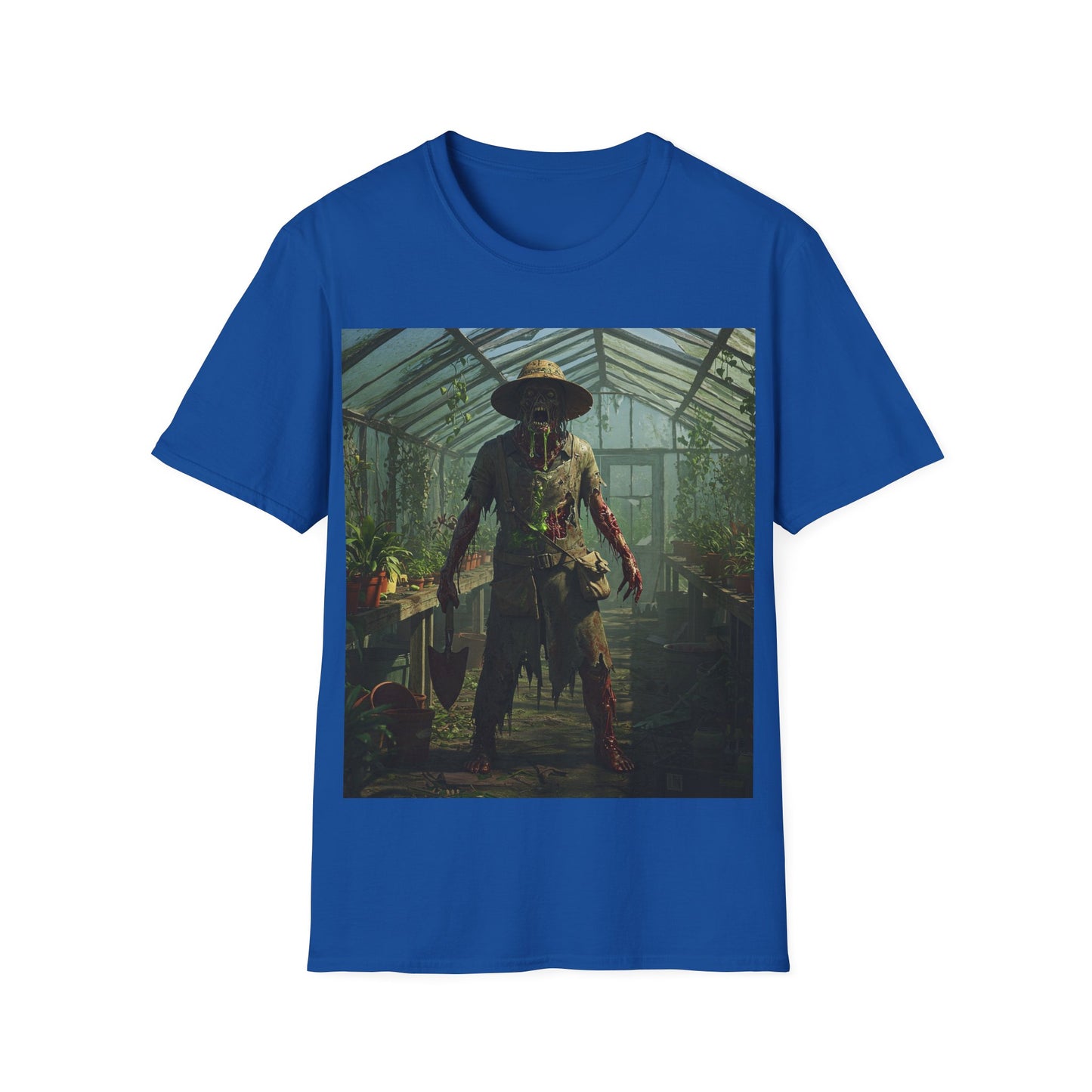 UK - Unisex Softstyle T-Shirt - Gothic Scarecrow Graphic Tee