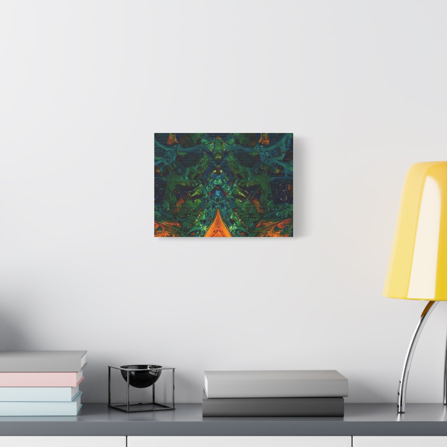 Vibrant Abstract Fractal Art Canvas Print
