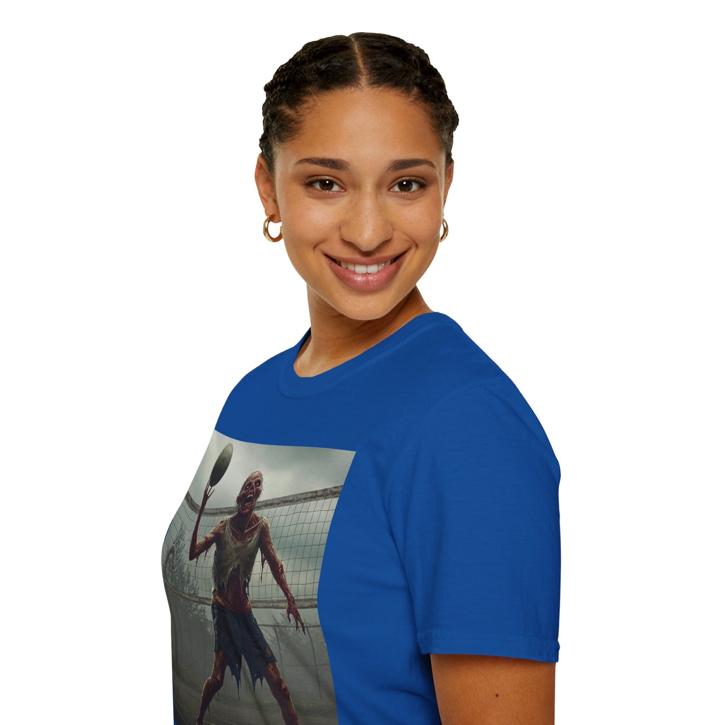 Zombie Basketball Unisex Softstyle T-Shirt | Horror Graphic Tee