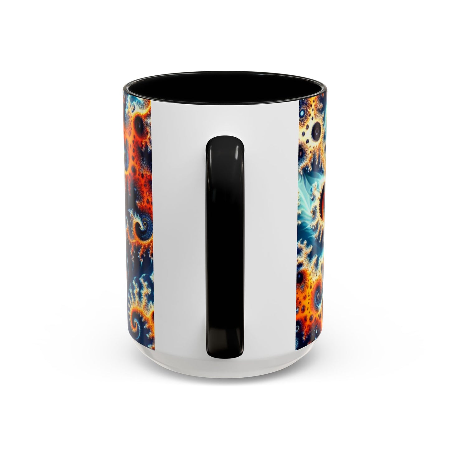 Vibrant Spiral Design Coffee Mug - 11/15oz Ceramic Accent Cup for Art Lovers