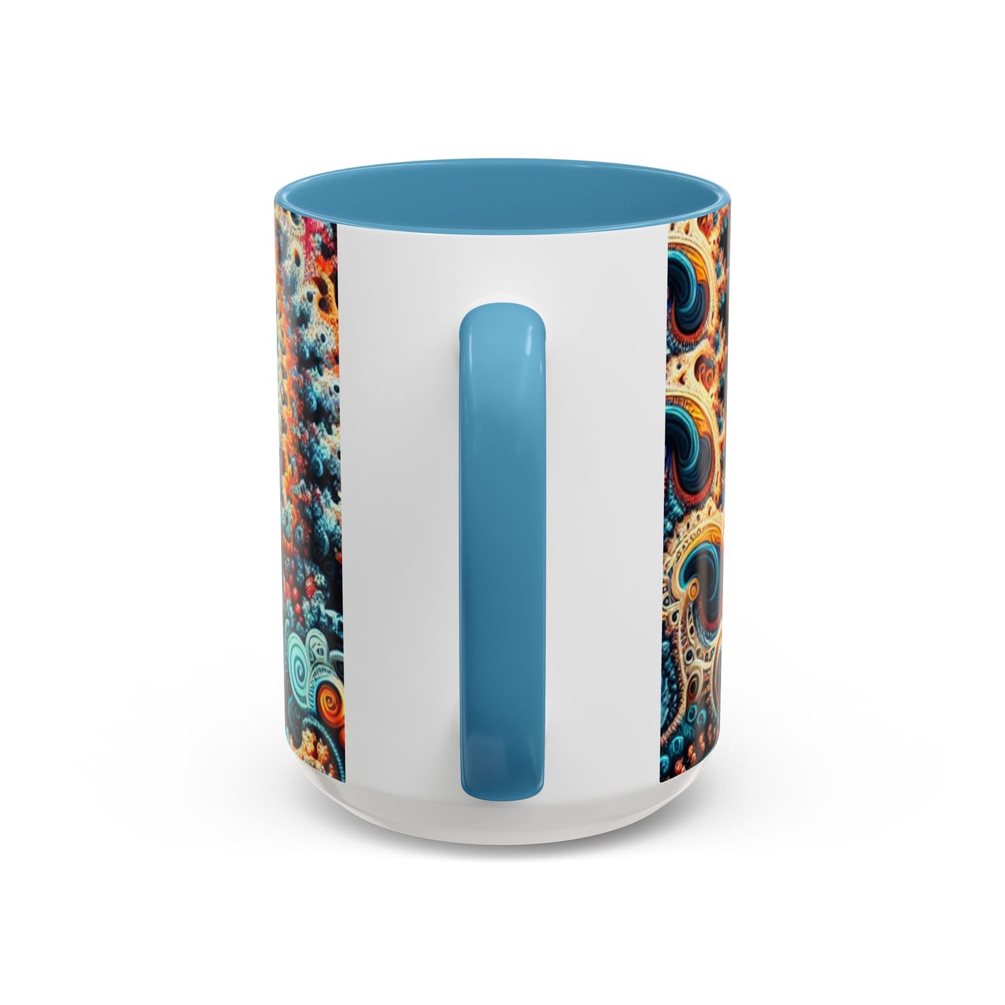 Colorful Fractal Coffee Mug - 11oz & 15oz - Perfect for Art Lovers