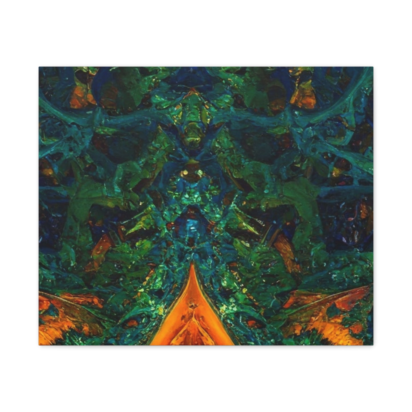 Vibrant Abstract Fractal Art Canvas Print