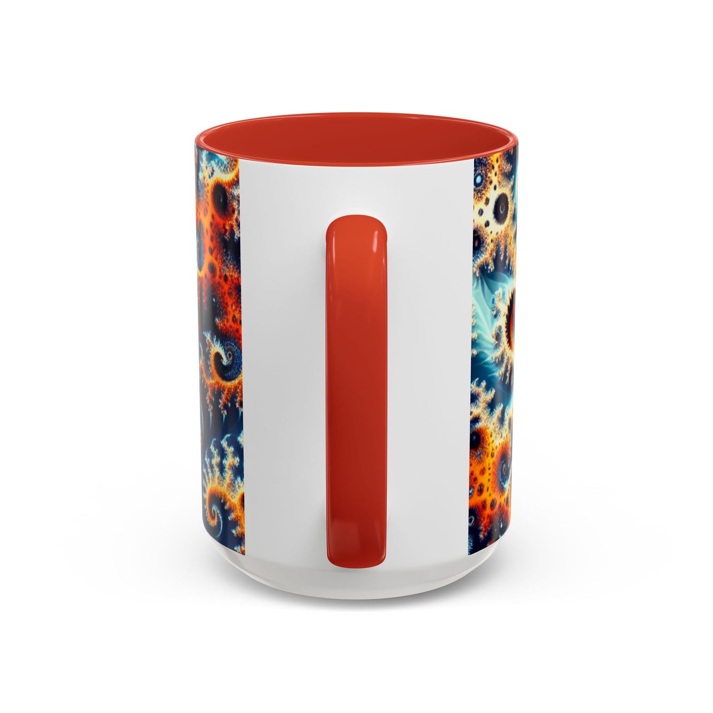 Vibrant Spiral Design Coffee Mug - 11/15oz Ceramic Accent Cup for Art Lovers