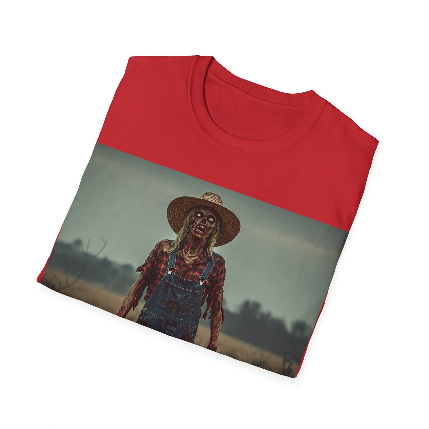 UK - Scary Farmhouse Horror Unisex Softstyle T-Shirt