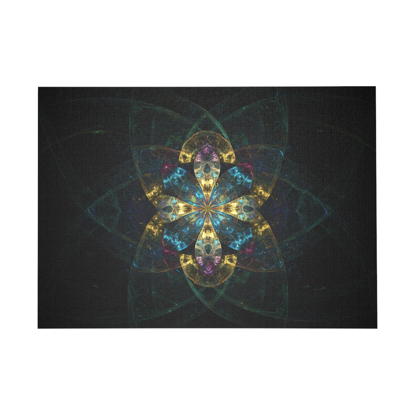 Colorful Floral Mandala Puzzle | 96-1000 Piece Options | Perfect Gift for Puzzle Lovers