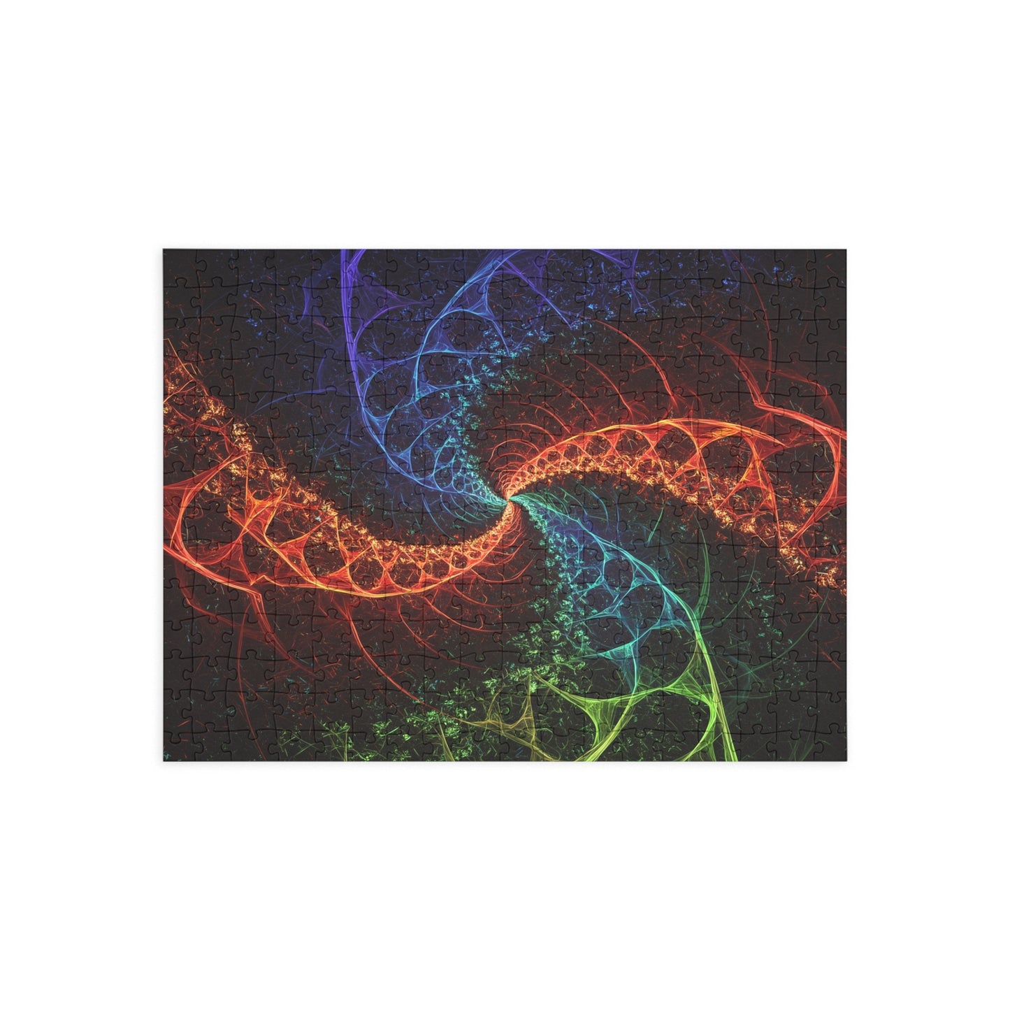 Colorful Fractal Puzzle - 96, 252, 500, 1000-Piece for Mindful Relaxation & Family Fun