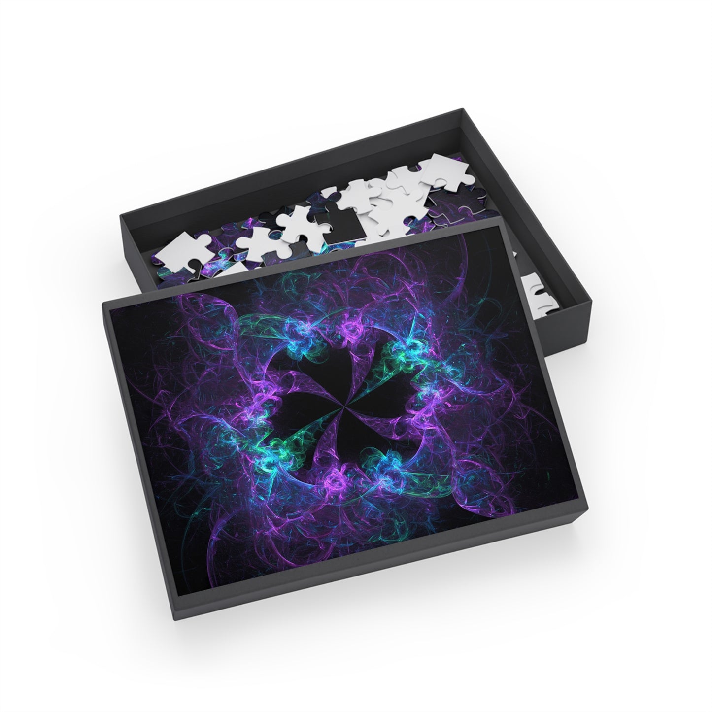 Colorful Fractal Design Puzzle - 96, 252, 500, 1000-Piece Options