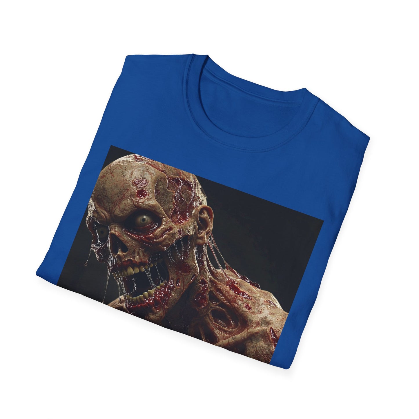 Zombie Art Unisex Softstyle T-Shirt - Graphic Horror Tee