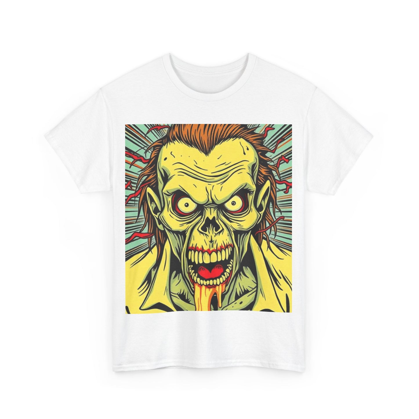 UK - Graphic Zombie Tee - Unisex Heavy Cotton T-Shirt for Horror Fans