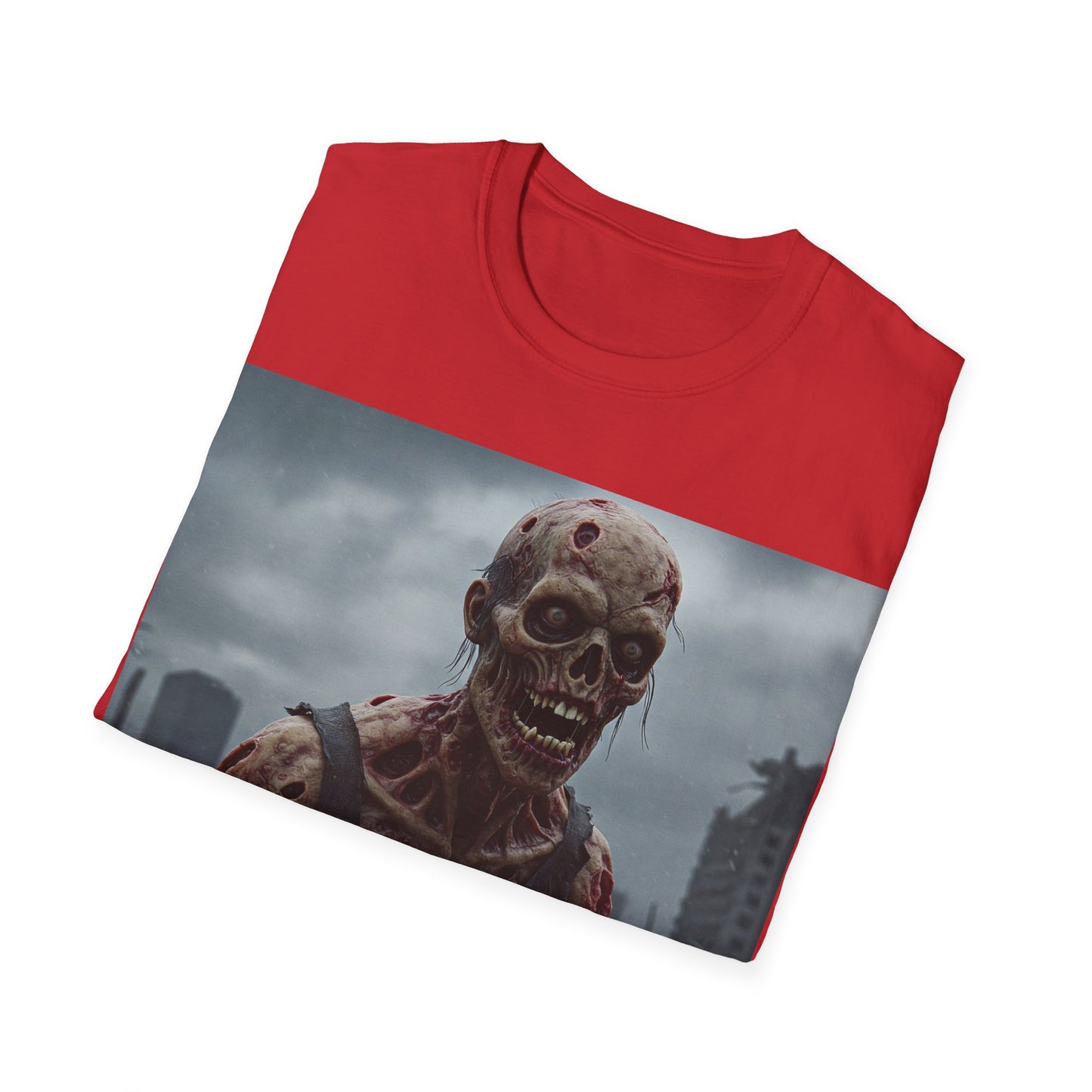 UK - Zombie Apocalypse Apocalyptic Portrait Tee: A Vision of Decay