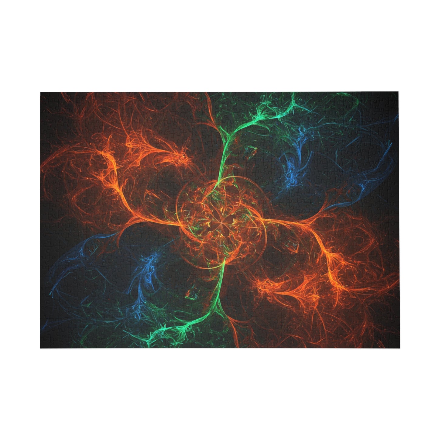 Colorful Fractal Puzzle - 500-Piece Jigsaw for All Ages