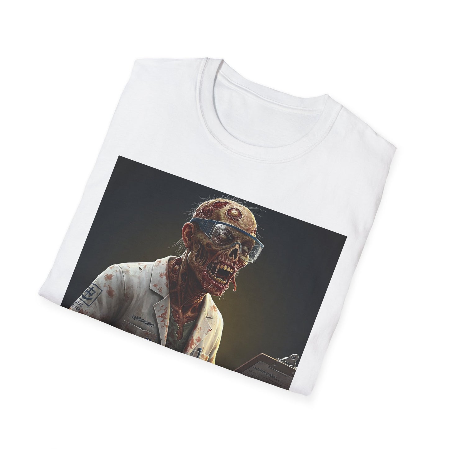 Zombie Doctor Graphic T-Shirt for Horror Fans