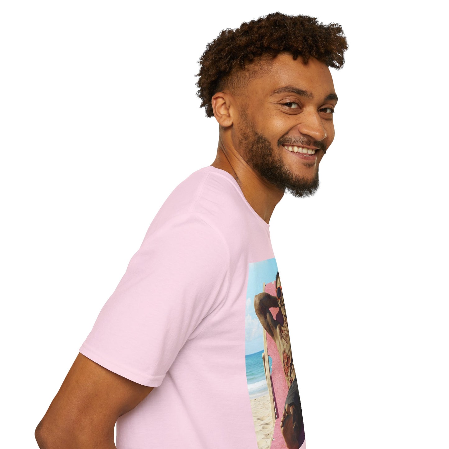 Beach Vibes Skeleton Unisex T-Shirt - Cool Summer Graphic Tee