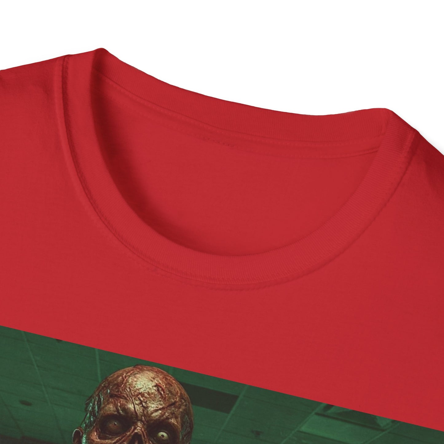 UK - Unisex Softstyle Zombie Graphic Tee - Perfect for Halloween and Horror Fans