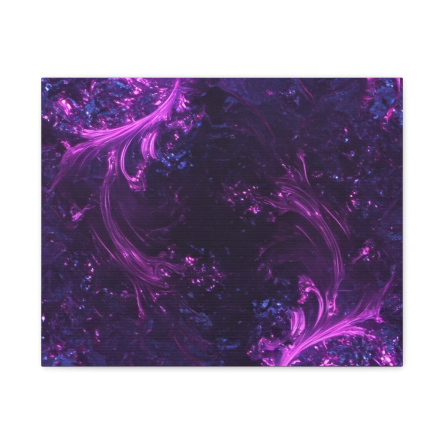 Abstract Purple Fractal Canvas Print - Artistic Wall Décor