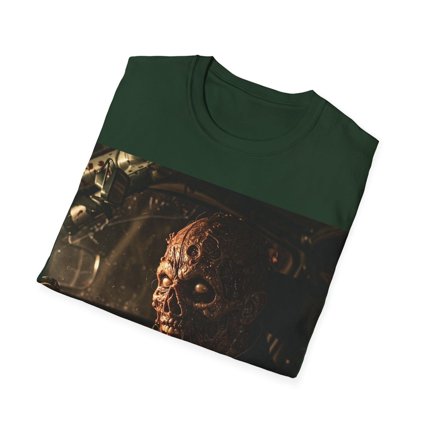 UK - Horror-Inspired Unisex Softstyle T-Shirt - Perfect for Halloween and Movie Buffs