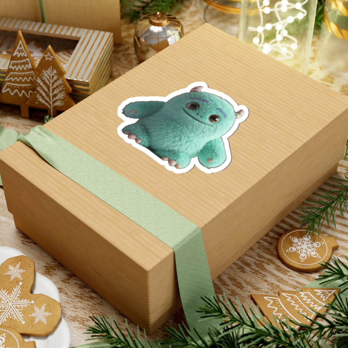 Adorable Monster Kiss-Cut Stickers - Perfect for Laptops & Scrapbooking
