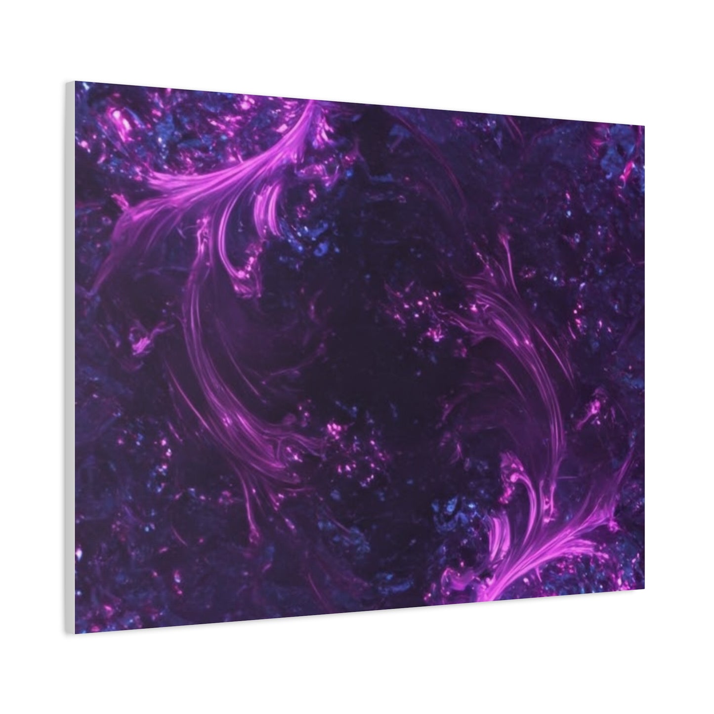 Abstract Purple Fractal Canvas Print - Artistic Wall Décor