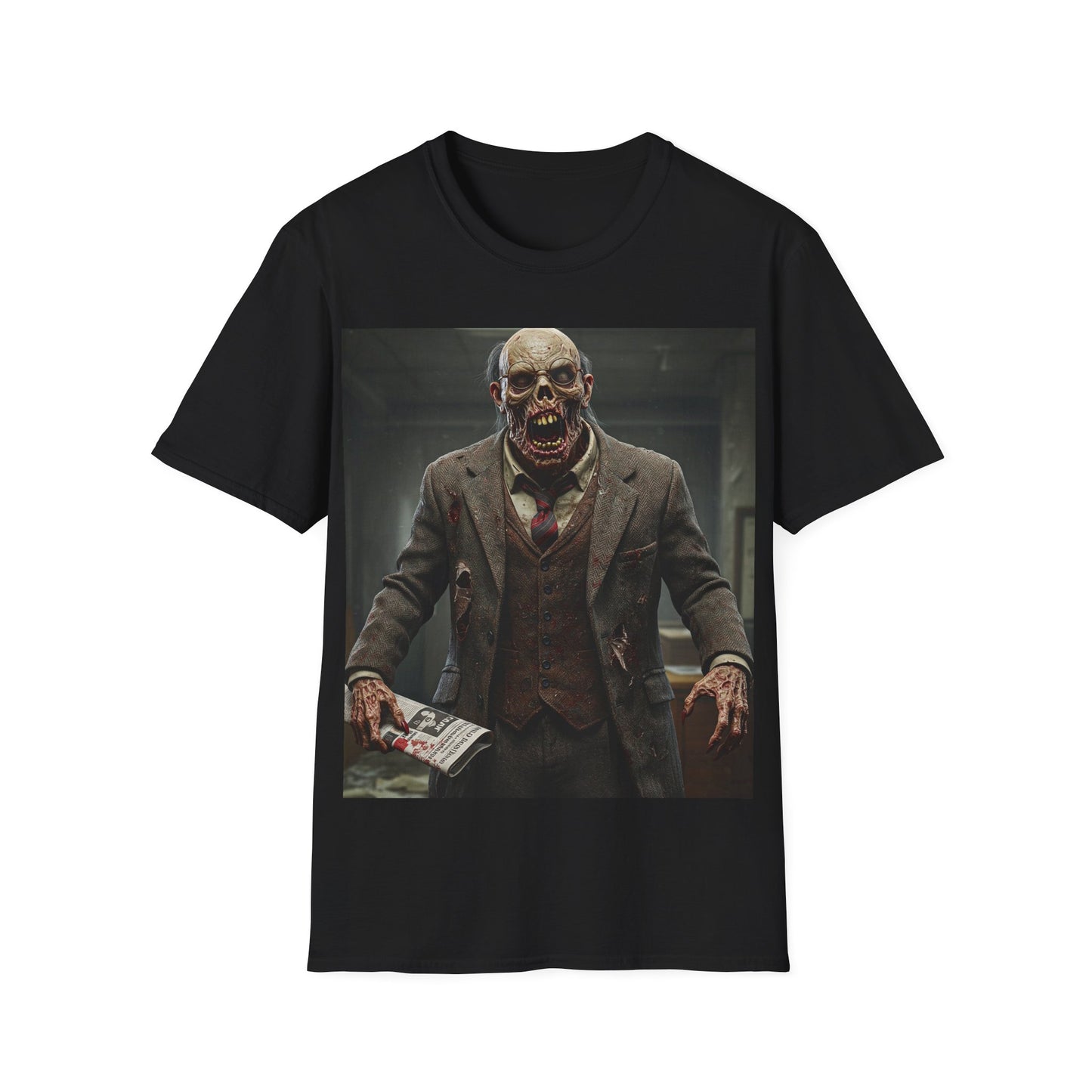UK - Zombie Horror Unisex T-Shirt - Perfect for Halloween and Horror Fans