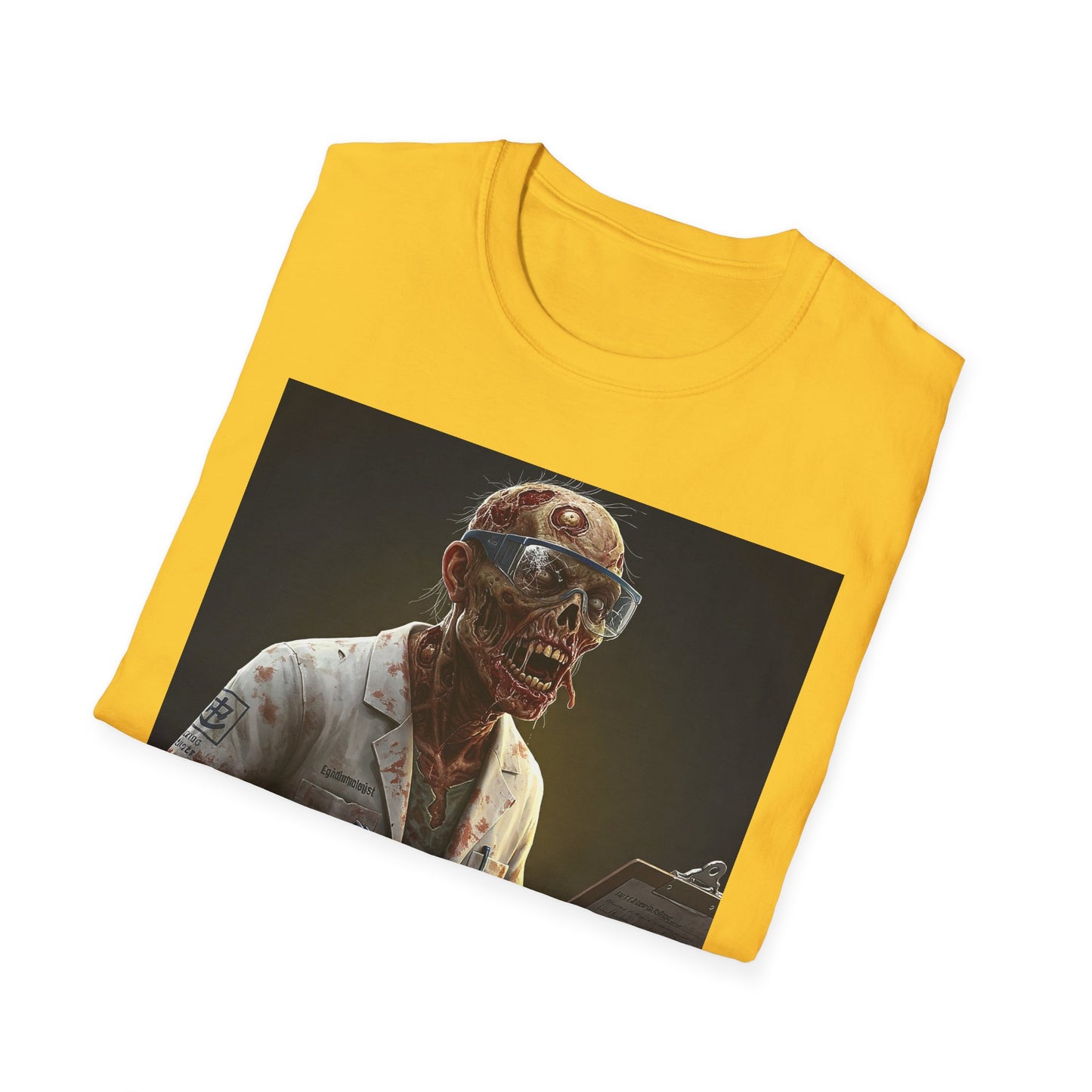 Zombie Doctor Graphic T-Shirt for Horror Fans