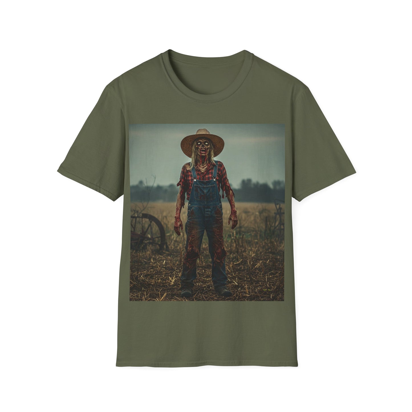 UK - Scary Farmhouse Horror Unisex Softstyle T-Shirt