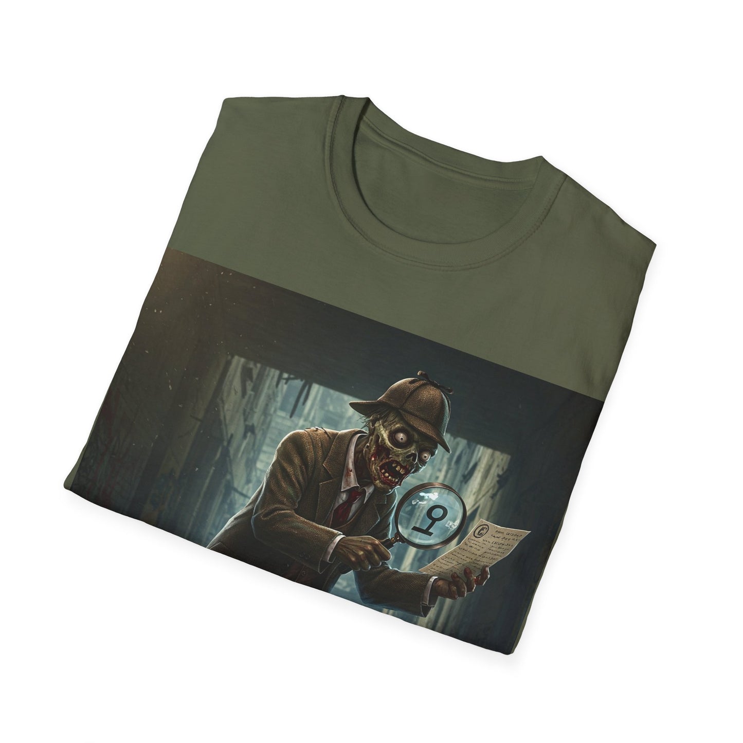 UK - Mystery Hunter Unisex Softstyle T-Shirt - Cool Graphic Tee for Curious Minds