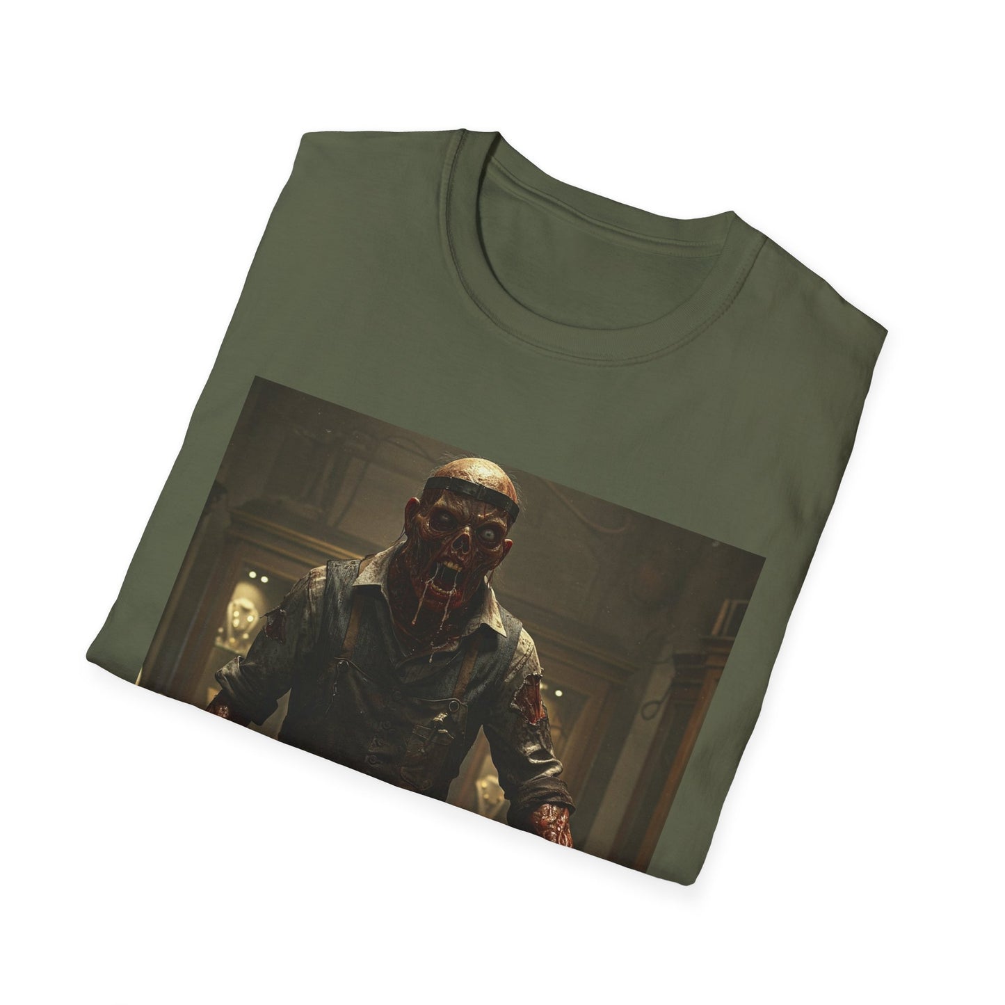 Unisex Horror-Themed Softstyle T-Shirt - Perfect for Halloween and Cosplay