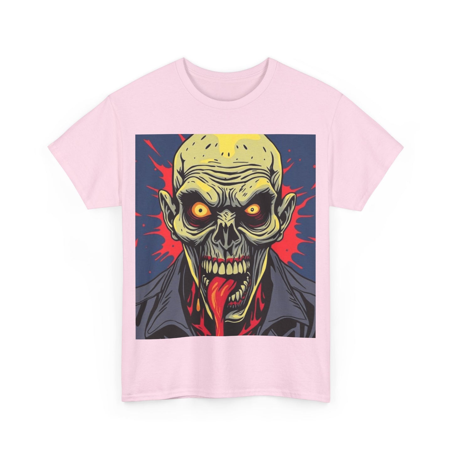 UK - Zombie Graphic Tee - Unisex Heavy Cotton T-Shirt for Horror Fans