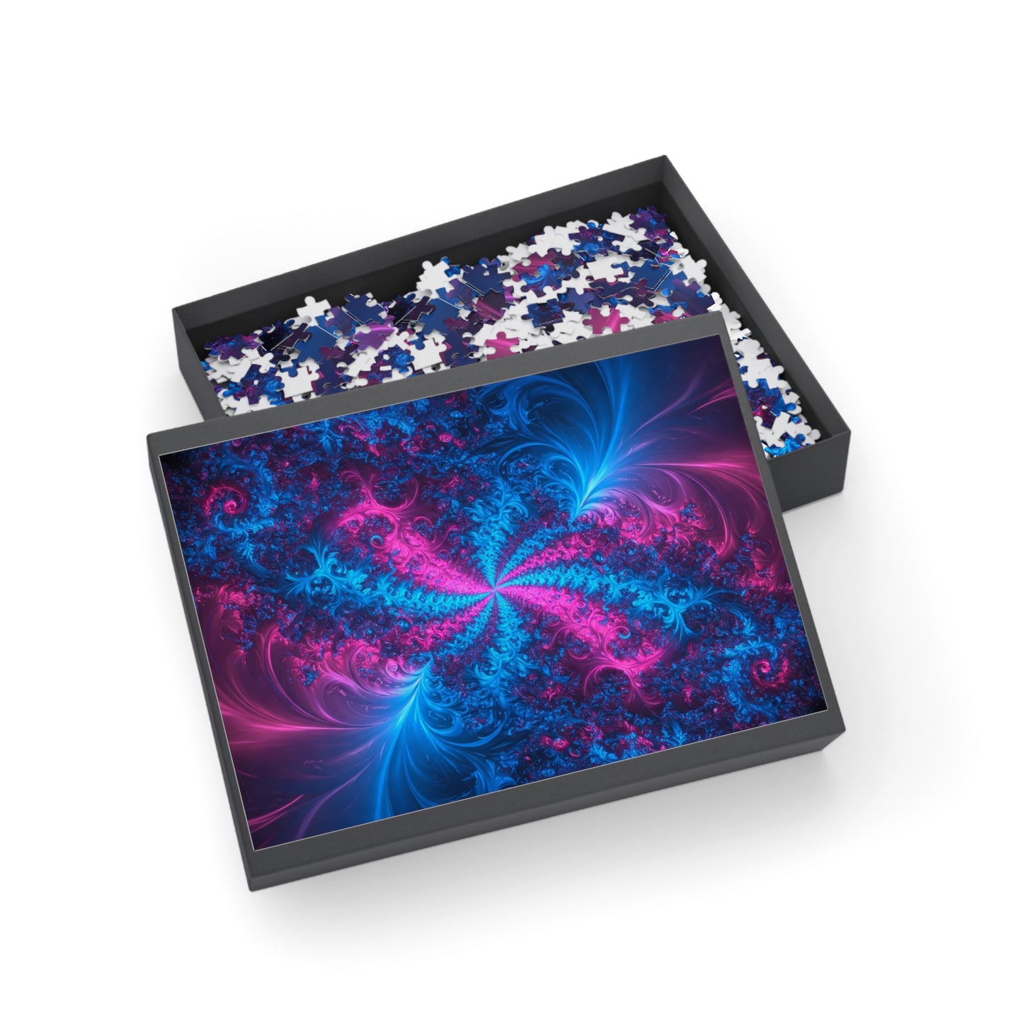 Vibrant Fractal Art Puzzle - 96, 252, 500, 1000-Piece Jigsaw