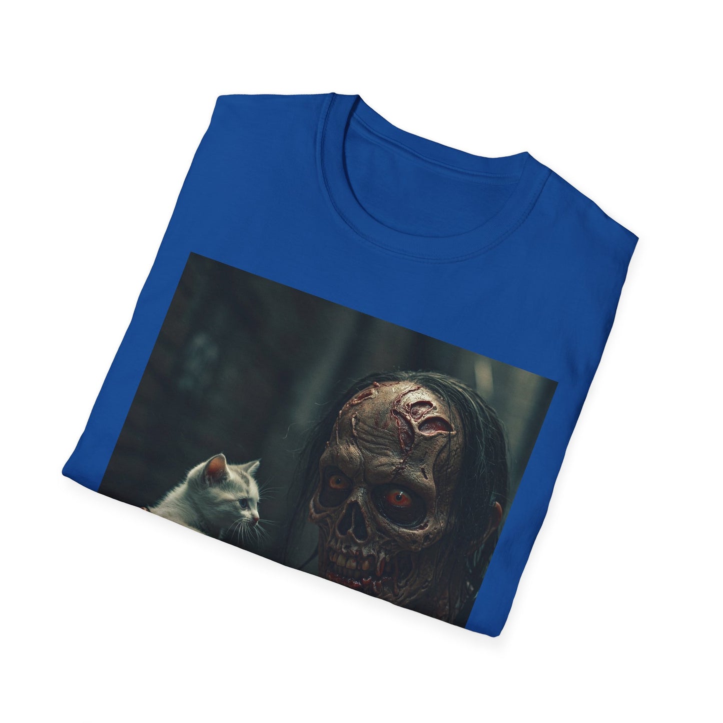 Apocalyptic Portrait Tee, bold, decaying zombie graphic