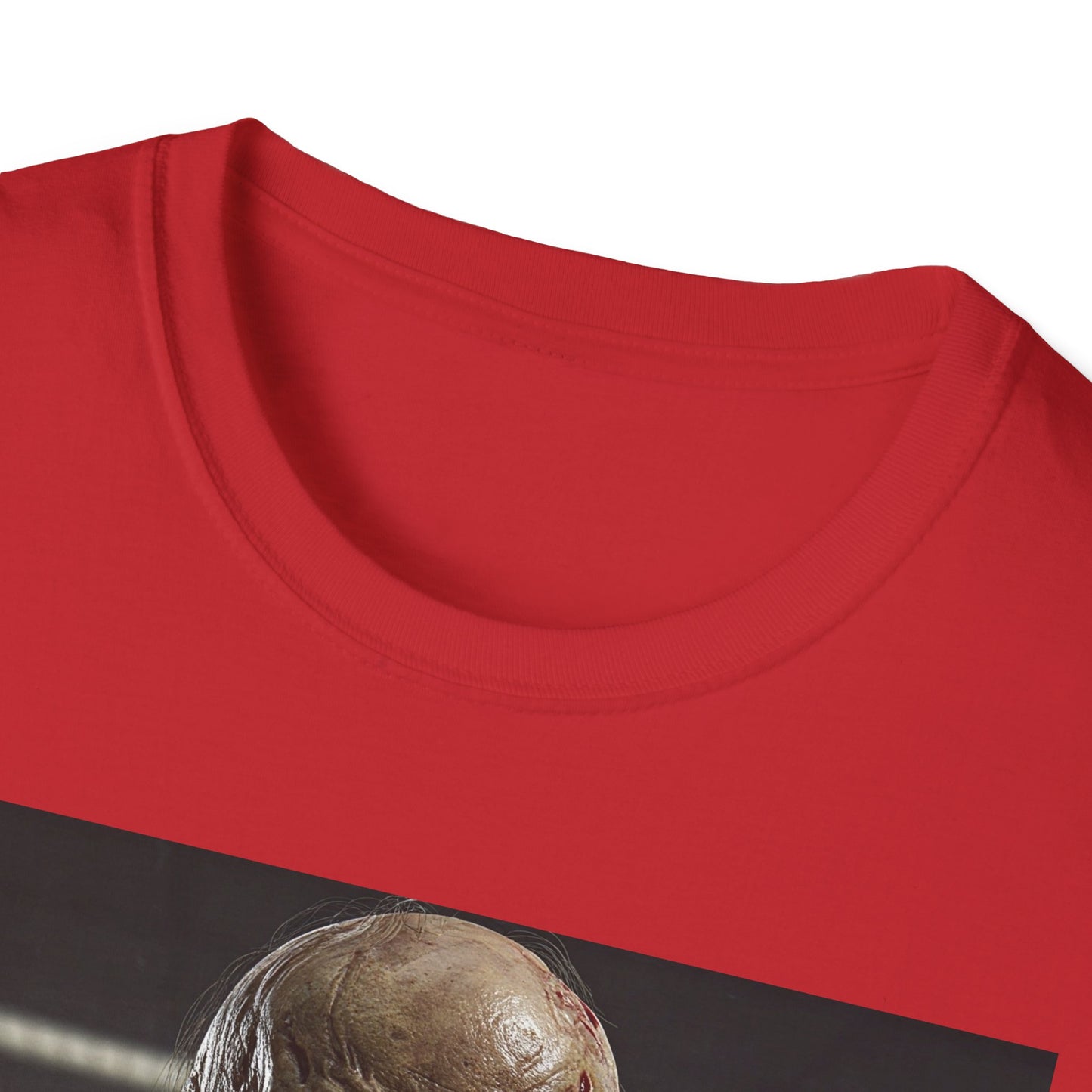 Creepy Zombie Businessman Unisex Softstyle T-Shirt