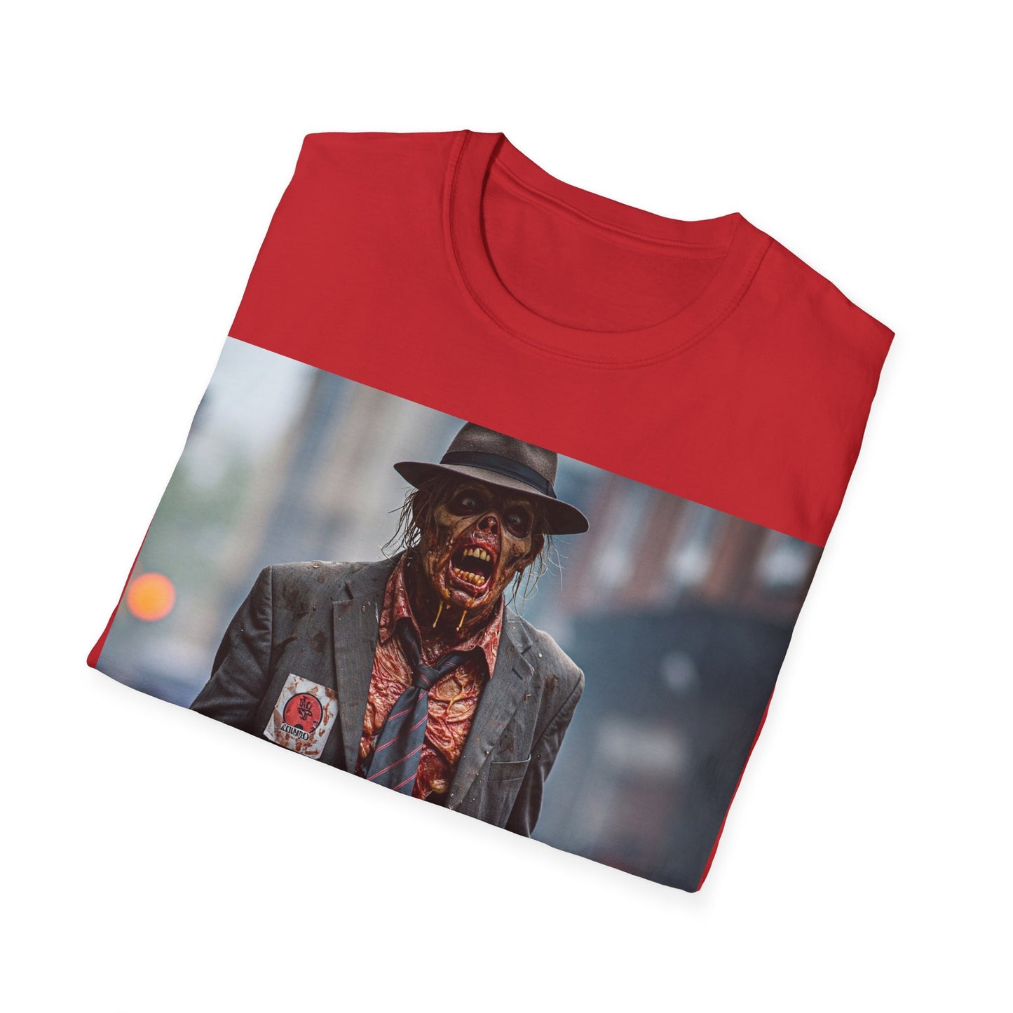 UK - Stylish Horror-Themed Unisex Softstyle T-Shirt