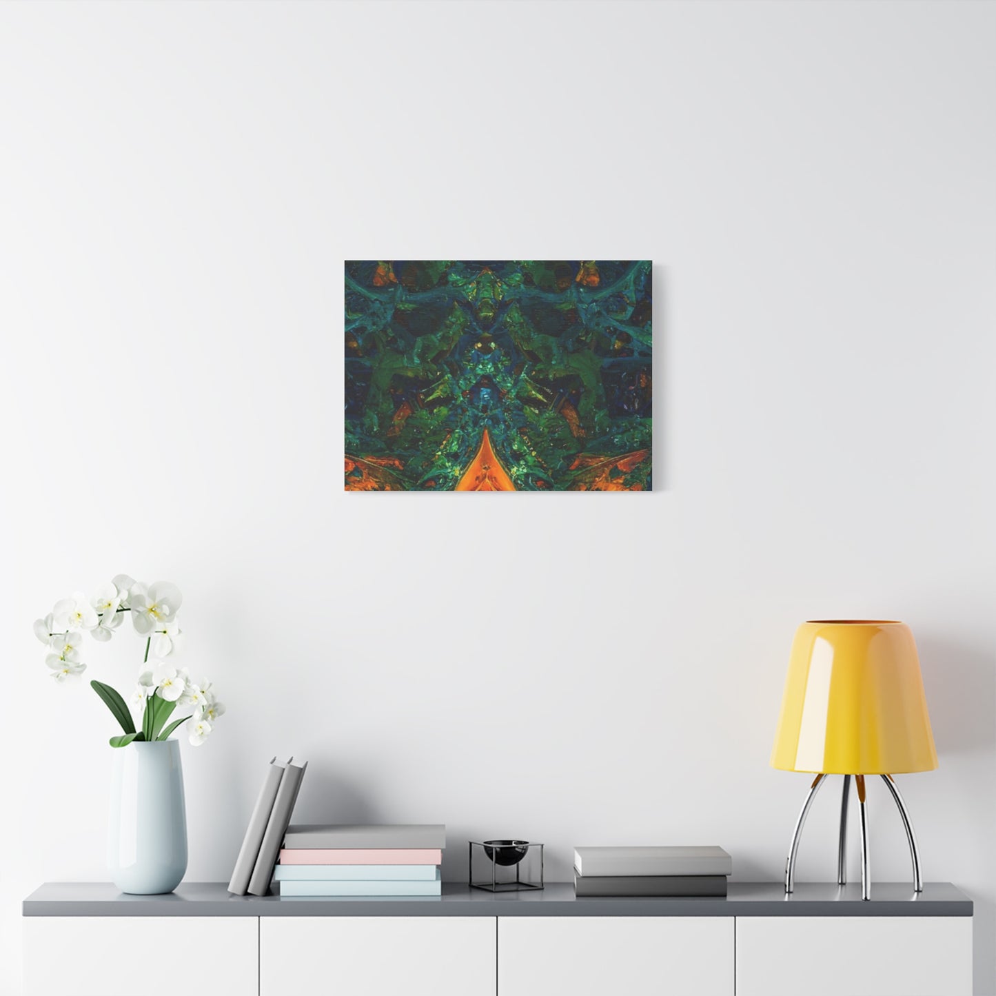 Vibrant Abstract Fractal Art Canvas Print