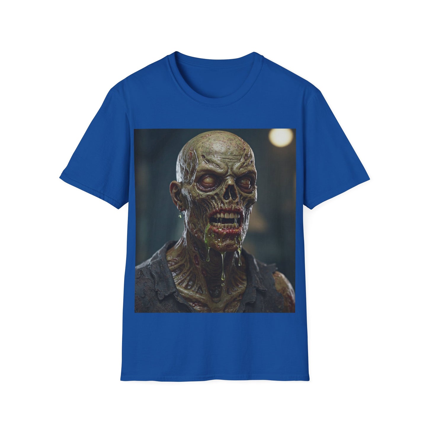 UK - Unisex Softstyle Zombie Graphic Tee - Perfect for Halloween and Horror Fans
