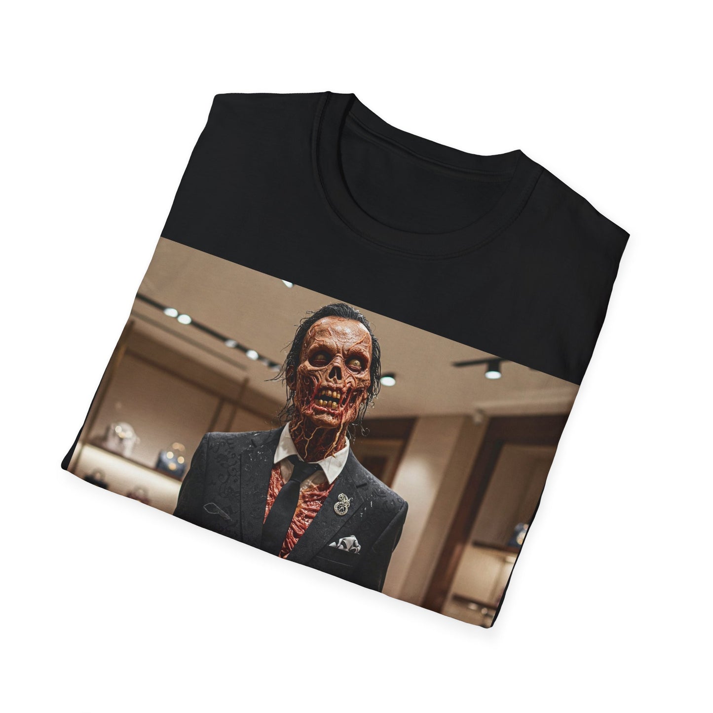 UK - Creepy Vintage Skull T-Shirt for Halloween