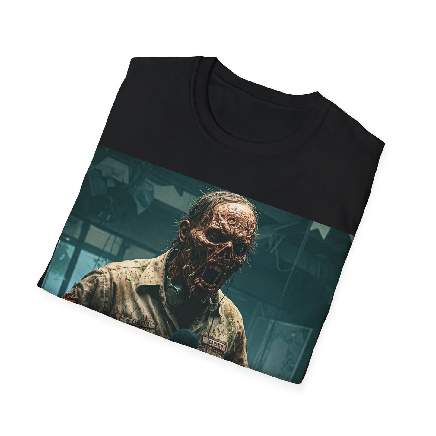 UK - Horror-Inspired Unisex Softstyle T-Shirt - Perfect for Halloween and Horror Fans