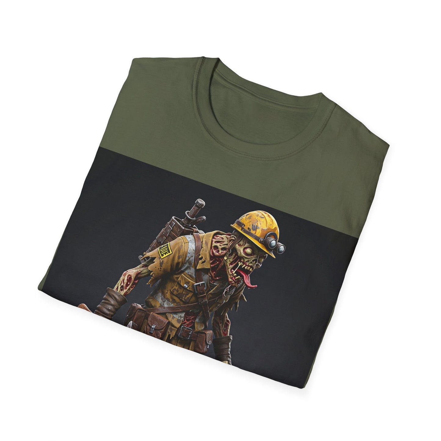 UK - Vintage Mining Themed Unisex Softstyle T-Shirt - Perfect for Adventure Lovers