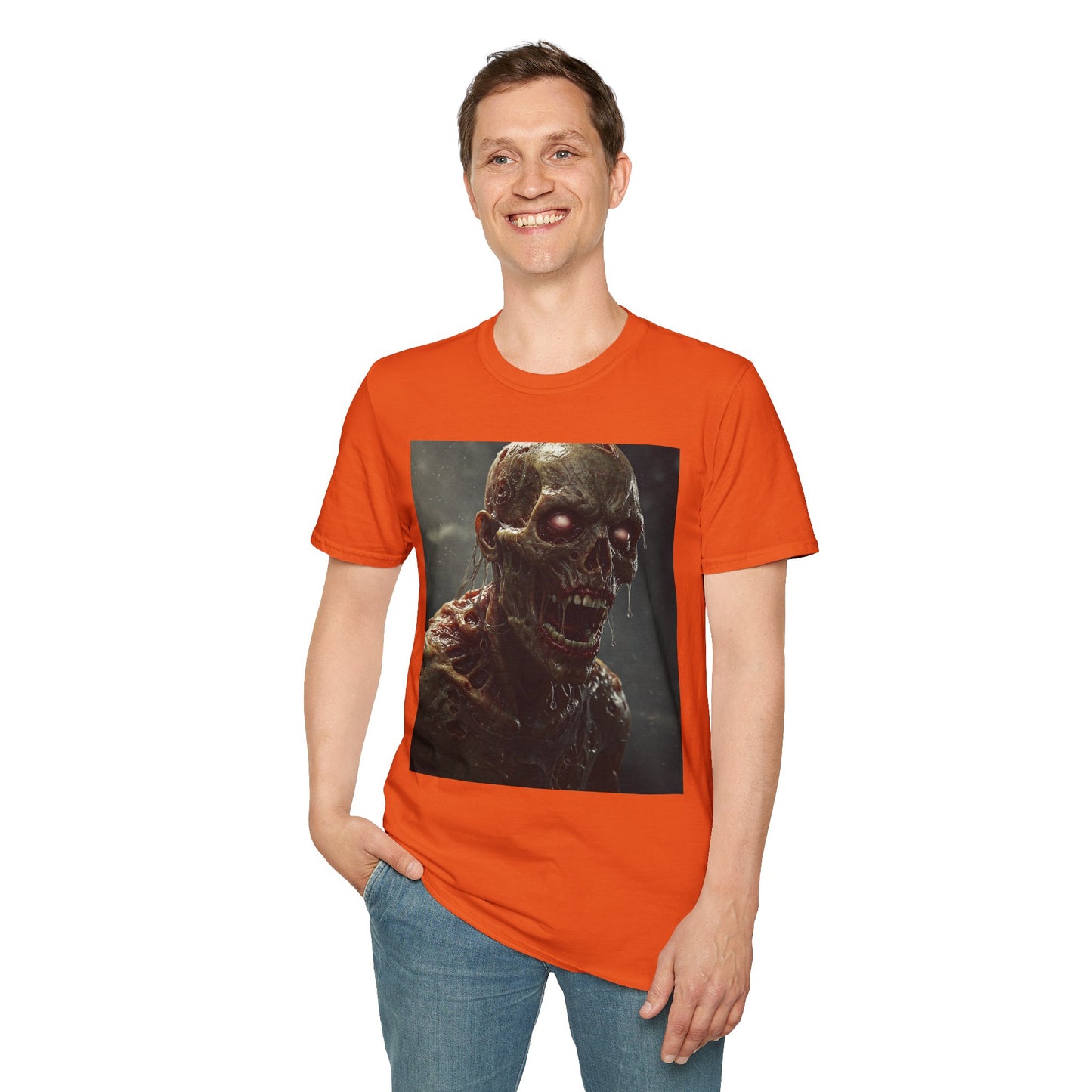 Zombie Graphic Unisex T-Shirt - Perfect for Halloween and Horror Fans