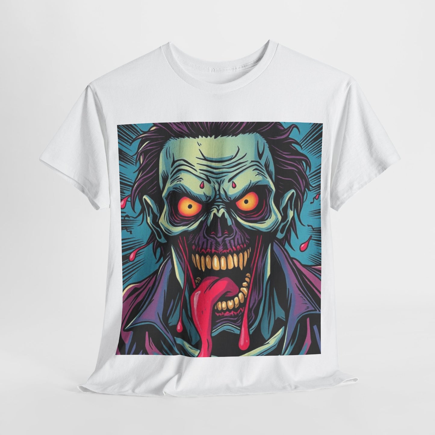 UK - Vibrant Zombie Graphic Tee - Unisex