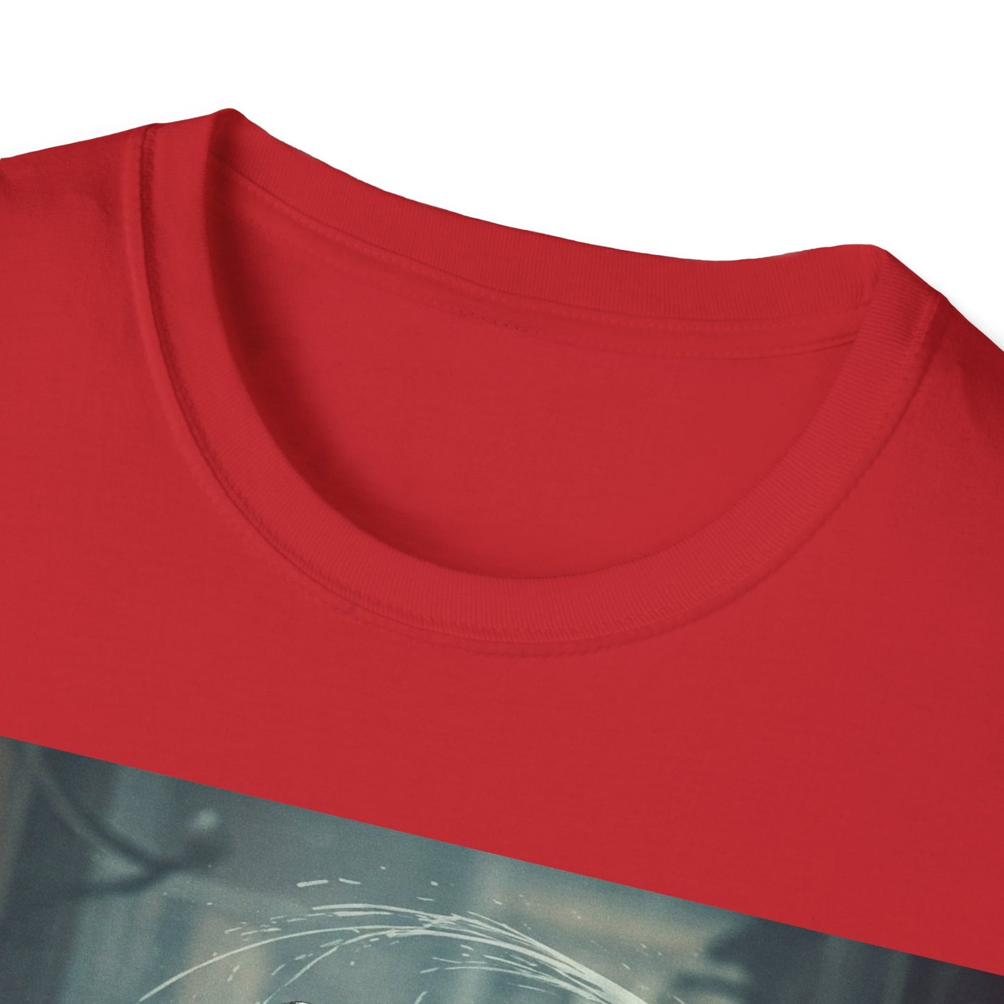 UK - Unisex Softstyle Horror Graphic T-Shirt - Spooky Monster Design