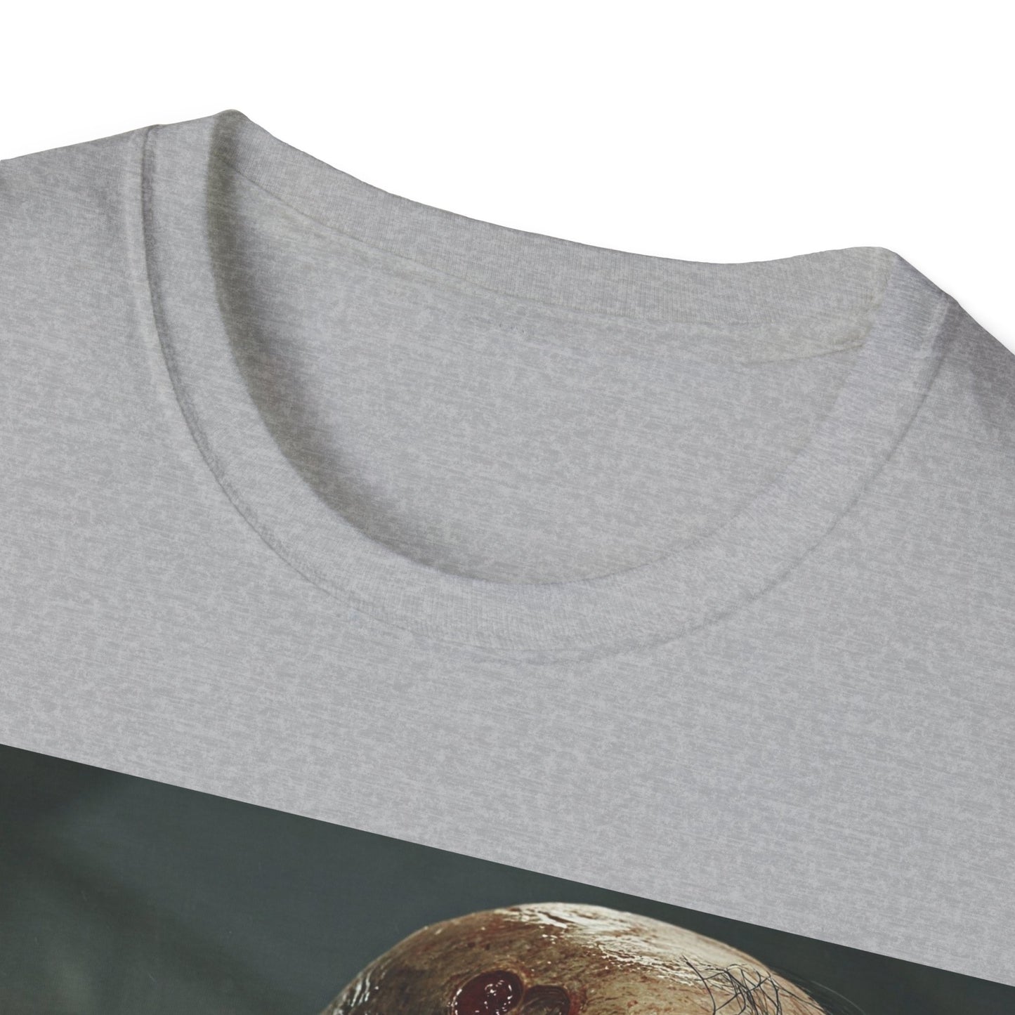 UK - Unisex Softstyle T-Shirt with Zombie Design | Perfect for Halloween and Horror Fans