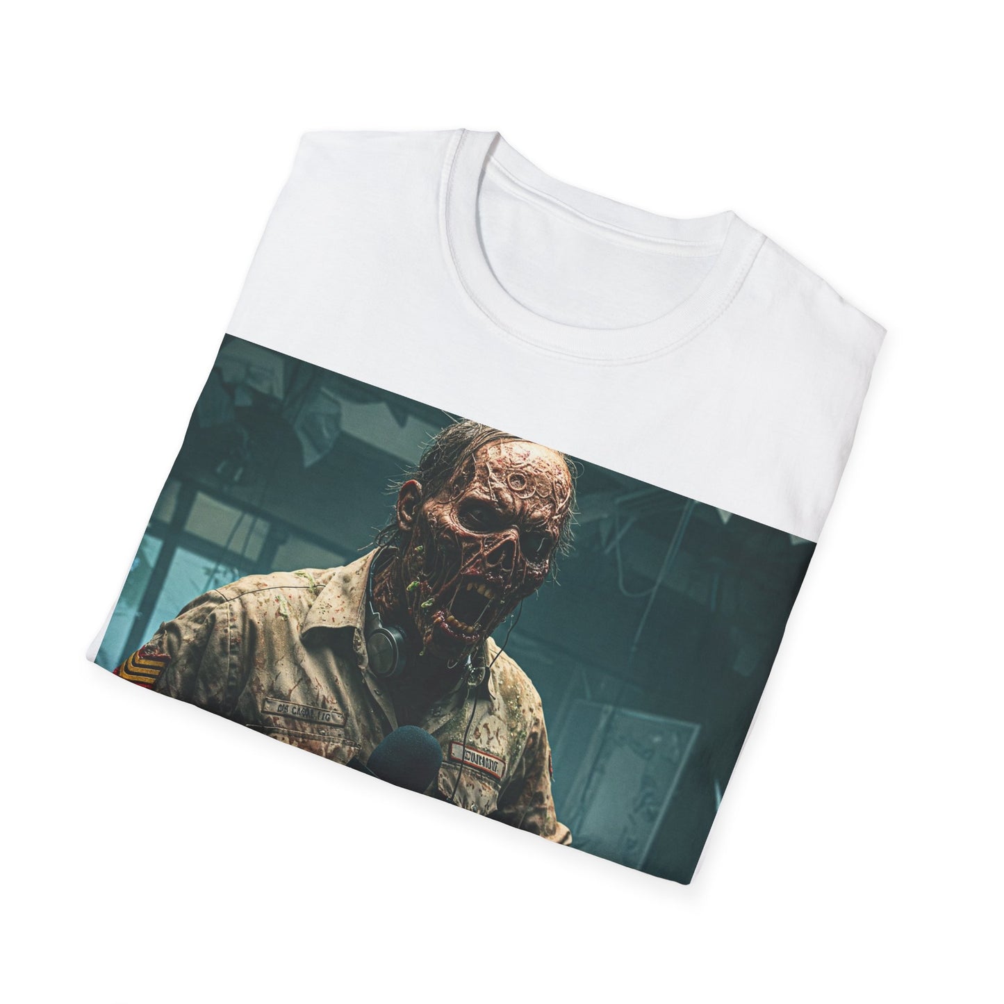 UK - Horror-Inspired Unisex Softstyle T-Shirt - Perfect for Halloween Fans