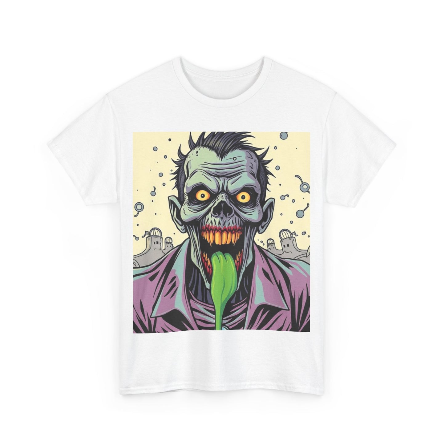 UK - Zombie Graphic Unisex Heavy Cotton Tee